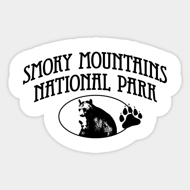 Smoky Mountains National Park Bears Sticker by myoungncsu